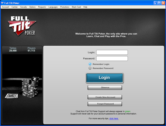   - FullTilt Poker