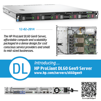 HP ProLiant DL60 Gen9 -  