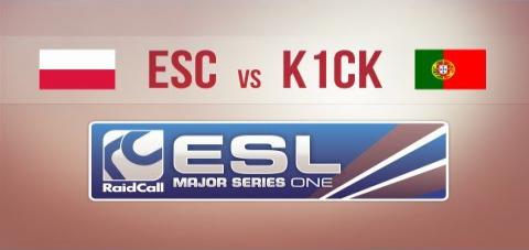 RaidCall EMS One Cup #1: ESC vs k1ck